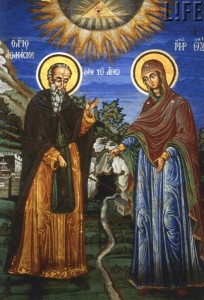 Пресвятая Богородица и св.Афанасий